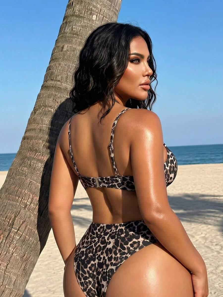 SWIM SXY DWUCZĘŚCIOWY STRÓJ KĄPIELOWY ANIMAL PRINT S09__48