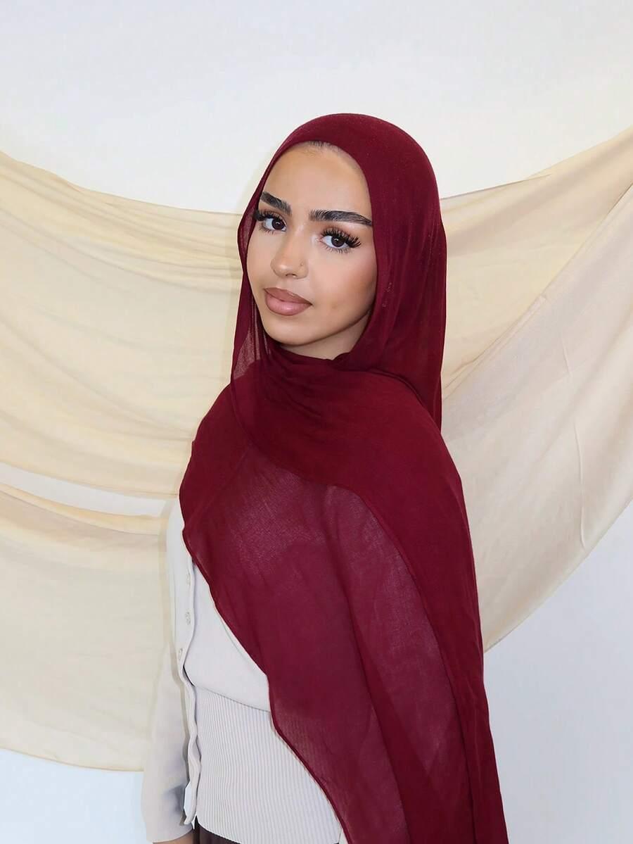 SHEIN BORDOWA CHUSTA NA GŁOWĘ S07__70X175