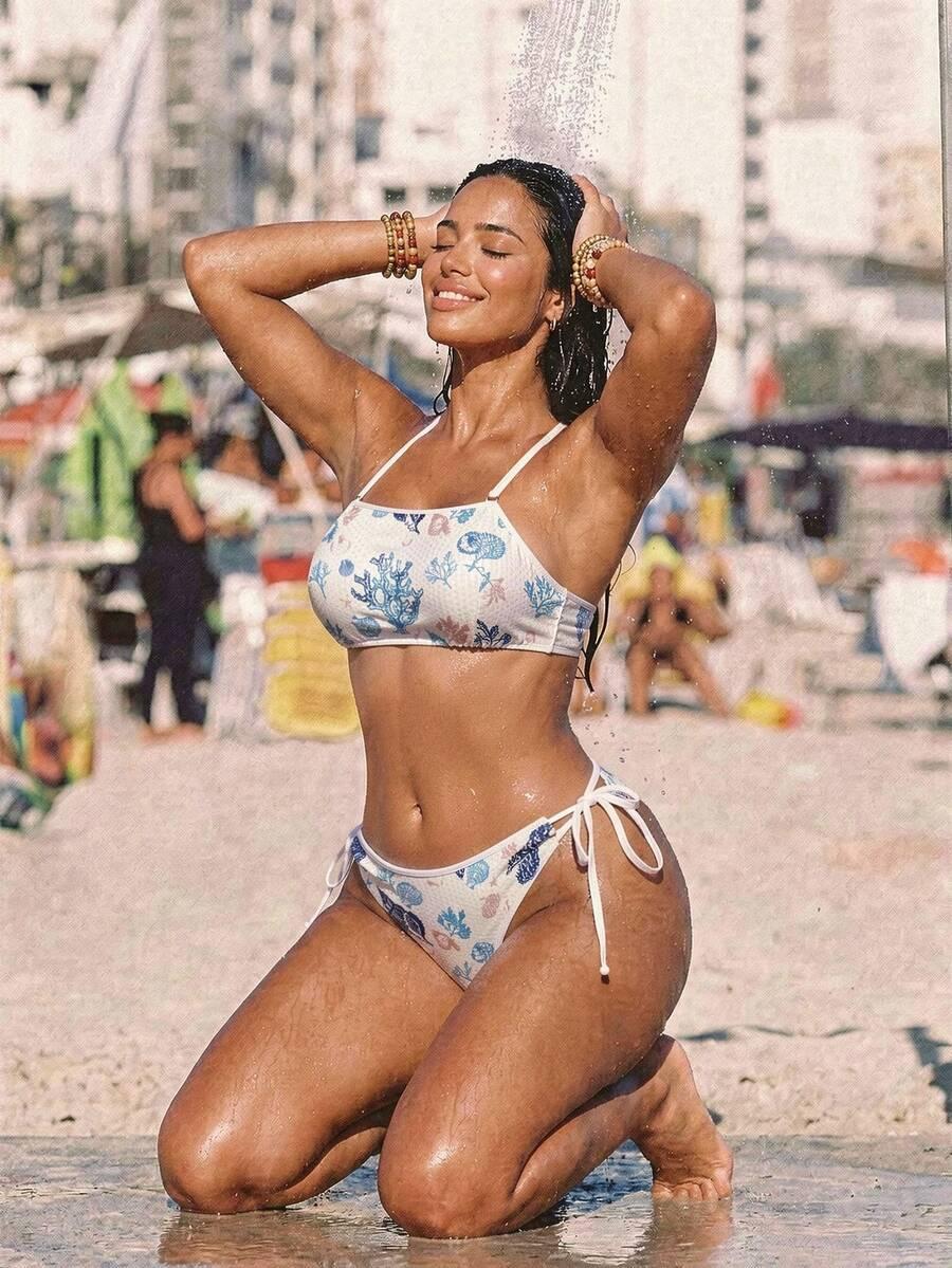 SWIM SXY DWUCZĘŚCIOWY STRÓJ KĄPIELOWY PRINT S09__46