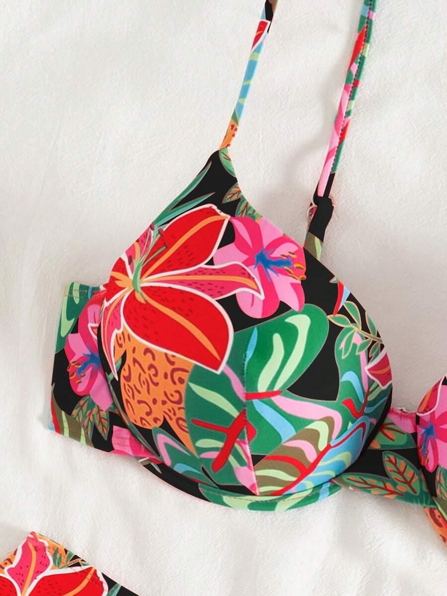 SHEIN DWUCZĘŚCIOWY STRÓJ KĄPIELOWY S09__M