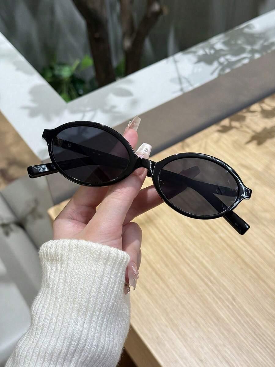 SHEIN CZARNE OKULARY PRZECIWSŁONECZNE S07