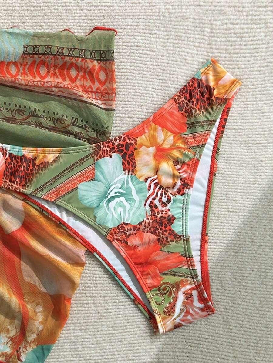 SOLEIA DWUCZĘŚCIOWY STRÓJ KĄPIELOWY PAREO WZÓR S09__XL