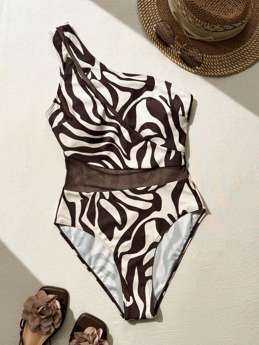 SHEIN JEDNOCZĘŚCIOWY STRÓJ KĄPIELOWY S09__M