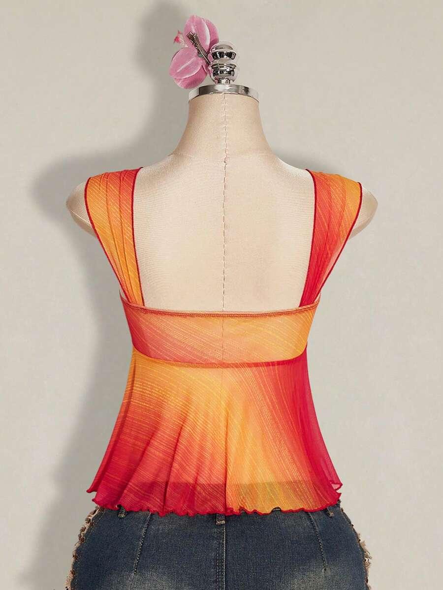 SHEIN TOP NA RAMIĄCZKACH S06__S