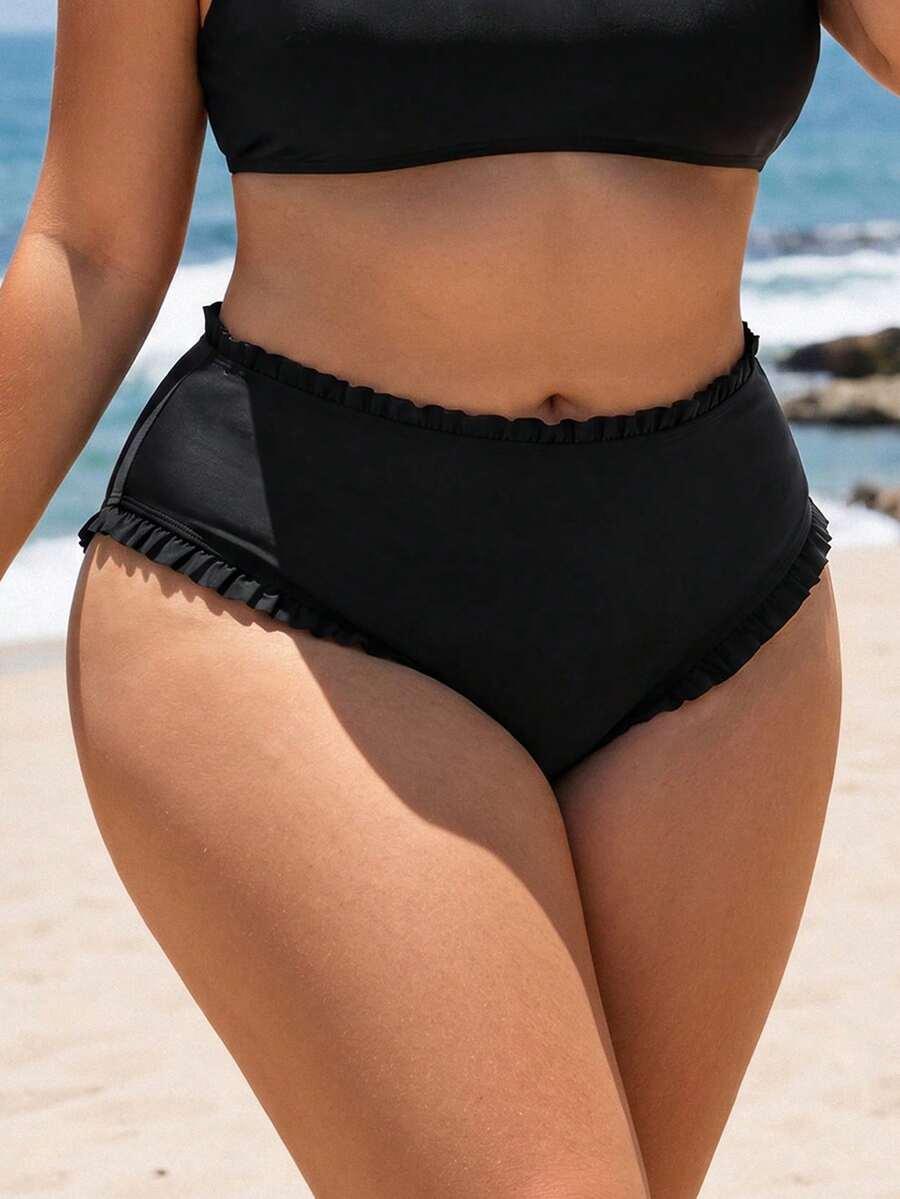 SWIM LUSHOIRE CZARNY DÓŁ OD BIKINI S06__50
