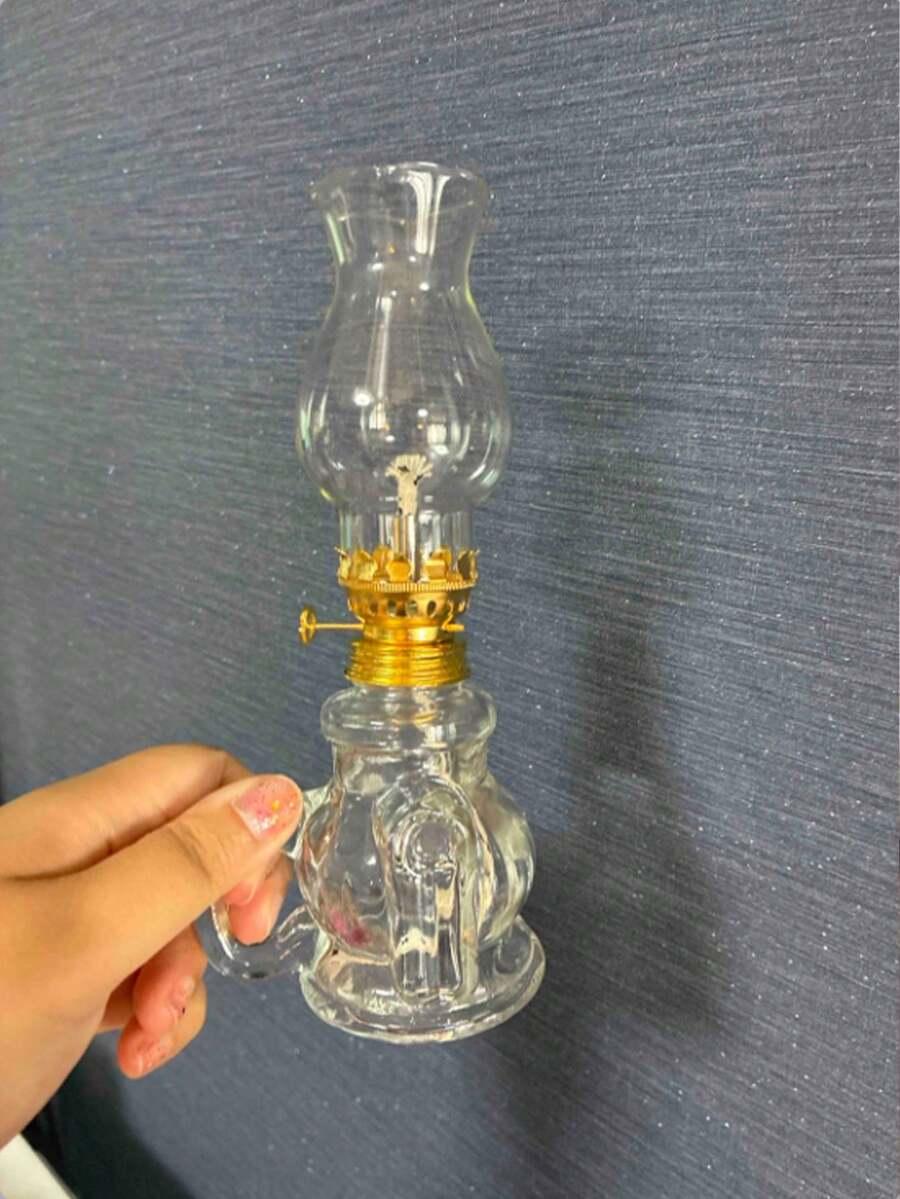 SHEIN SZKLANA LAMPA OLEJKOWA S07__19CM