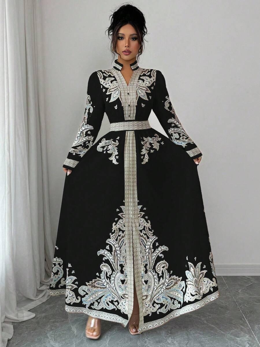 SHEIN MAXI SUKIENKA WZÓR S06__XL