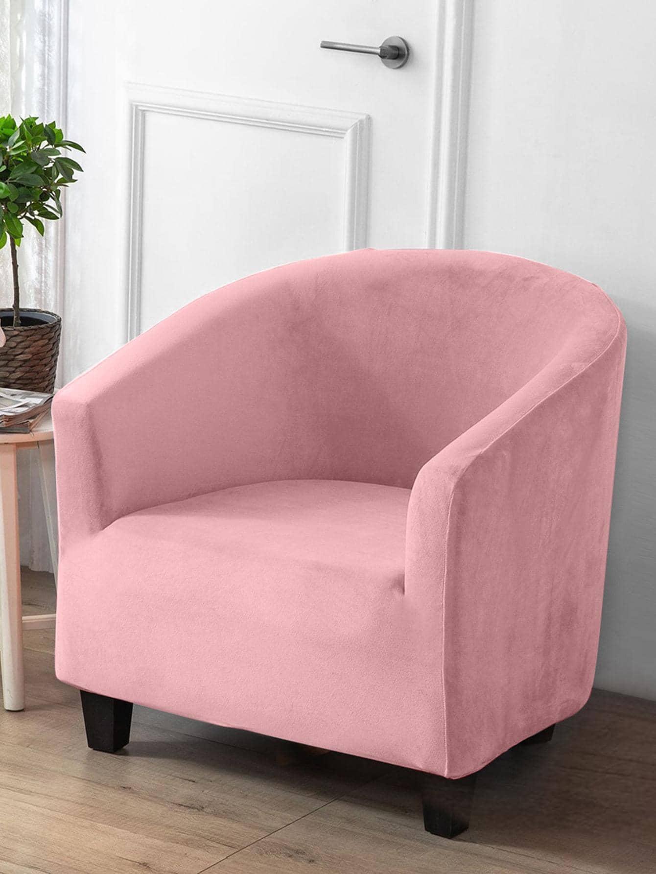 SHEIN RÓŻOWY POKROWIEC NA FOTEL S07
