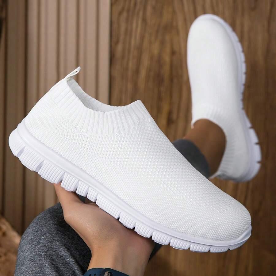 SHEIN BIAŁE WSUWANE BUTY SPORTOWE S06__42