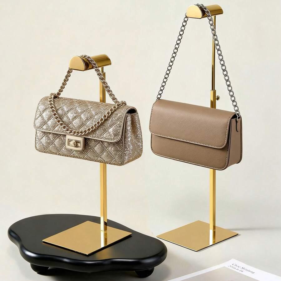 SHEIN ZŁOTY STOJAK NA TOREBKI S07__60X14CM
