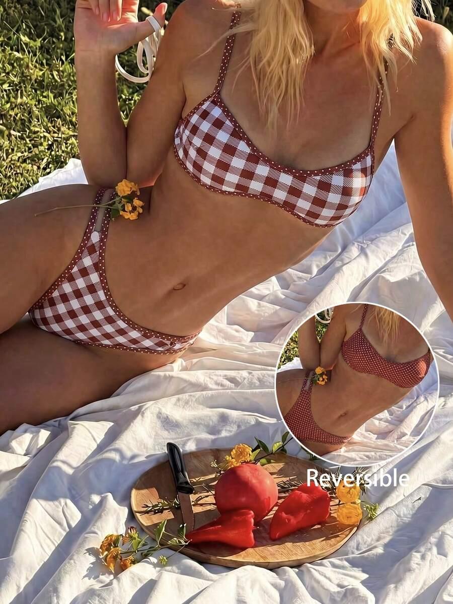 SHEIN DWUCZĘŚCIOWY STRÓJ KĄPIELOWY S09__S