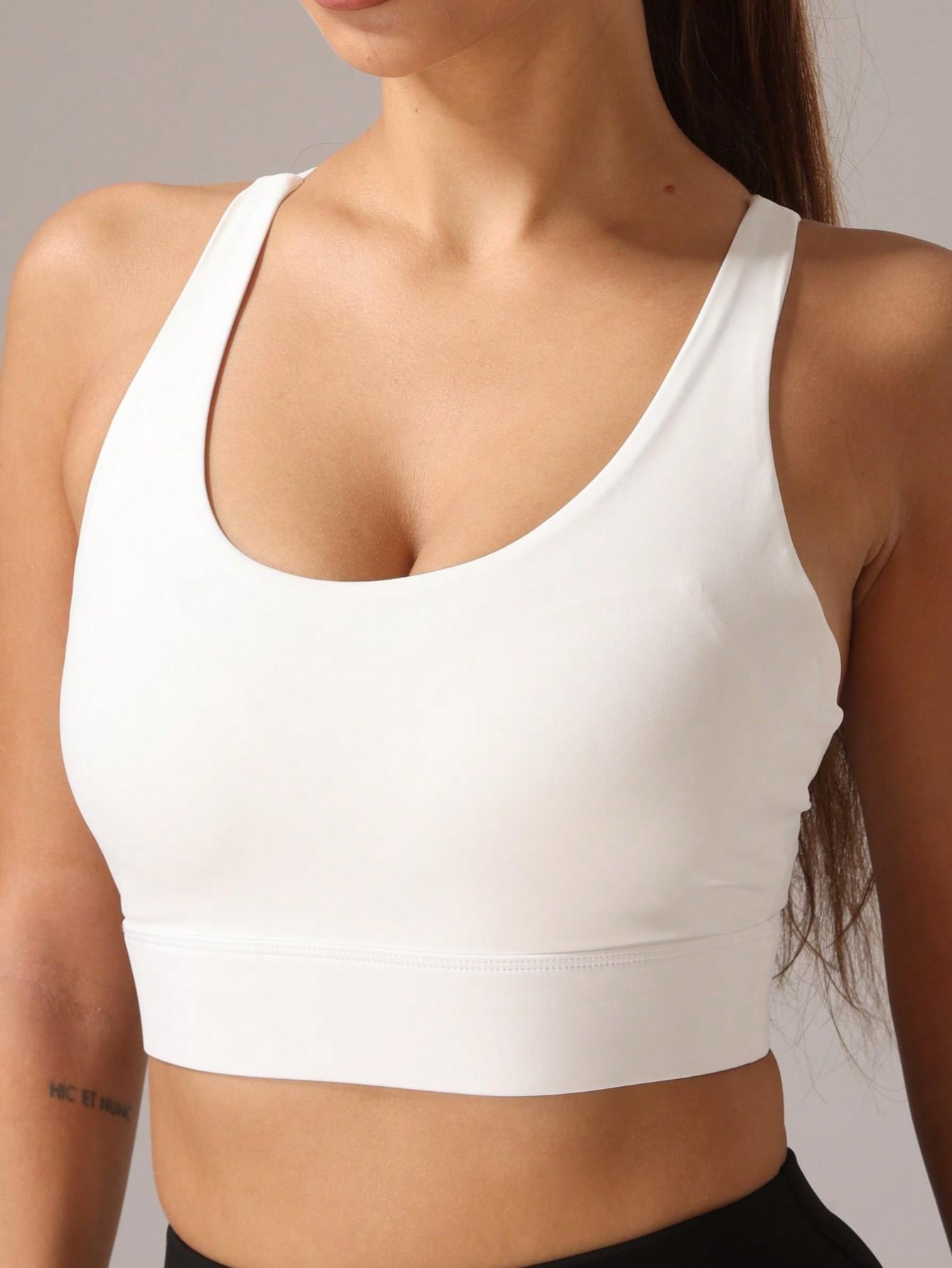 SHEIN BIAŁY TOP SPORTOWY S06__S