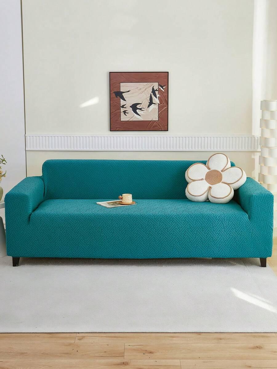 SHEIN NIEBIESKI POKROWIEC NA SOFĘ S07__145X185CM