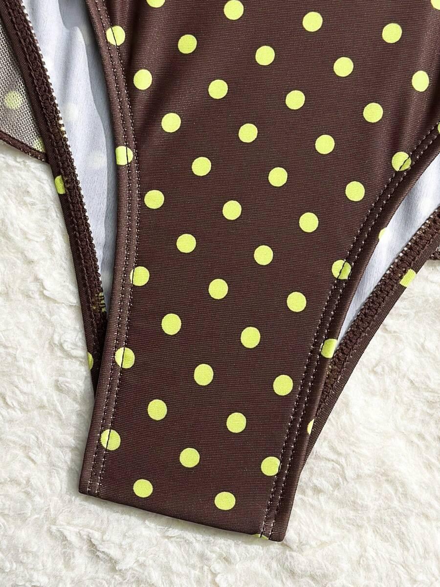 SHEIN TRZYCZĘŚCIOWY STRÓJ KĄPIELOWY S09__L