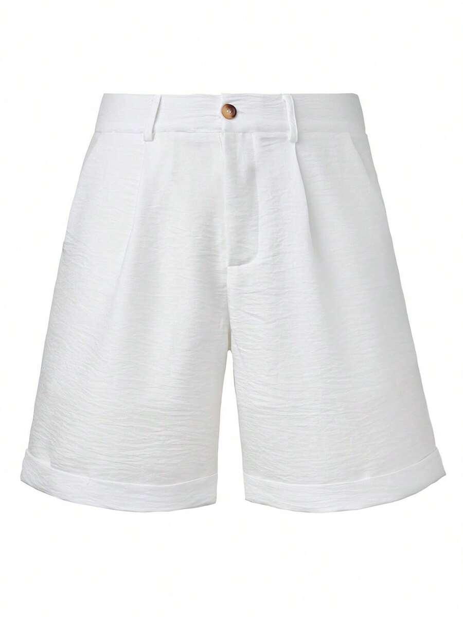 SHEIN BIAŁE SPODENKI CASUAL S06__S