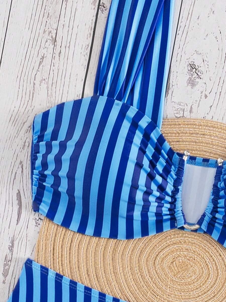 SHEIN DWUCZĘŚCIOWY STRÓJ KĄPIELOWY S06__M