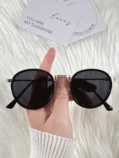 SHEIN CZARNE OKULARY PRZECIWSŁONECZNE S07