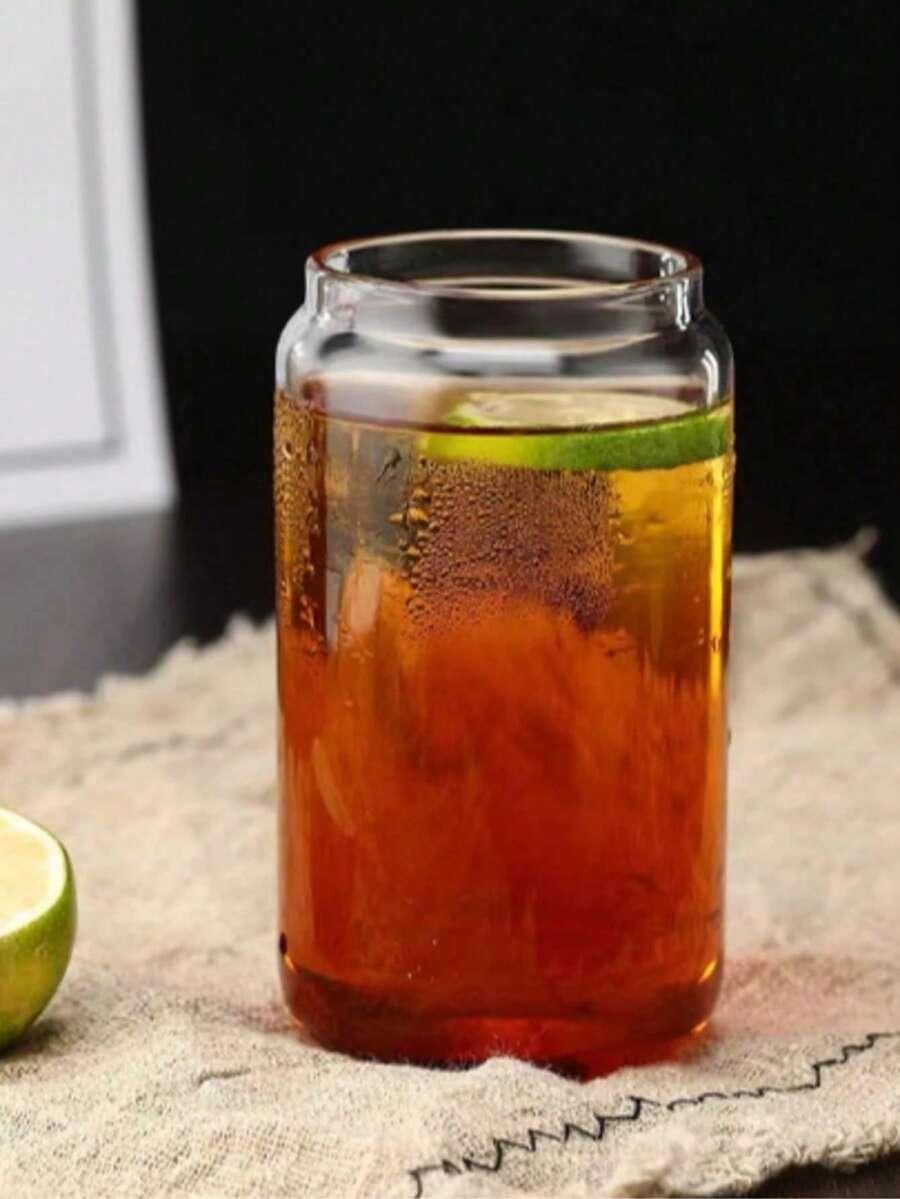 SHEIN SZKLANY KUBEK ZE SŁOMKĄ S07__500ML