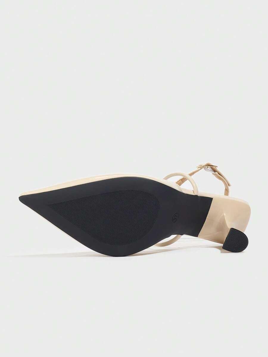 SHEIN BEŻOWE CZÓŁENKA SZPIC S06__38