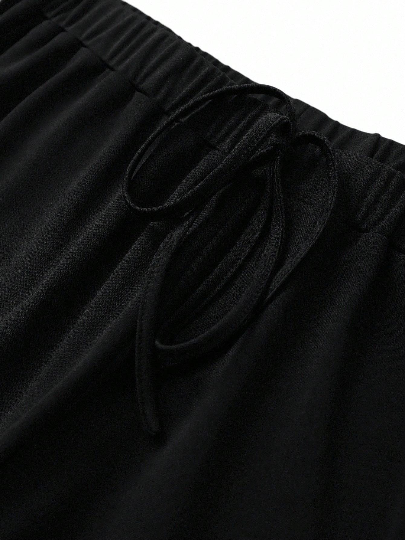 SHEIN CZARNE SPODNIE DRESOWE S06__XXL