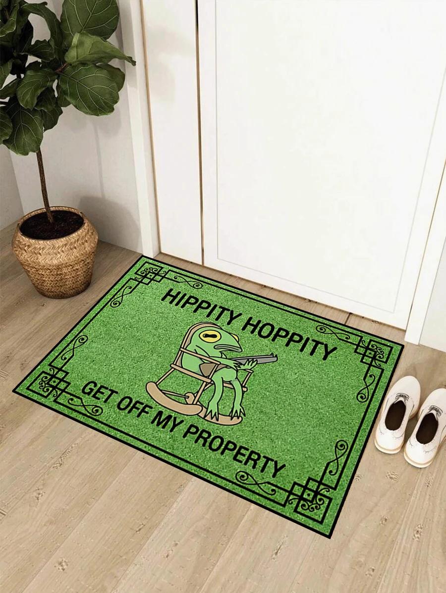 SHEIN ZIELONY DYWAN PRINT S07__60X90CM