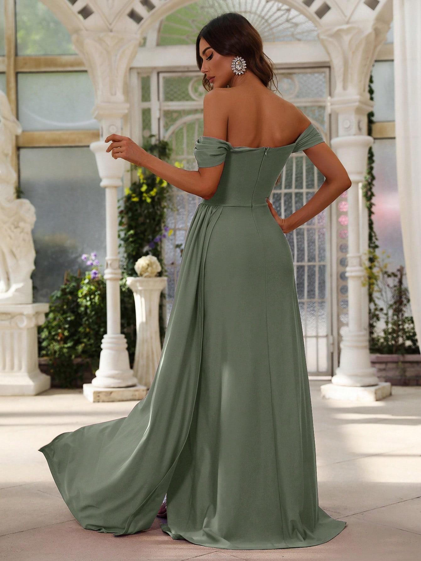 FAERIESTY ZIELONA MAXI SUKIENKA PK01__M