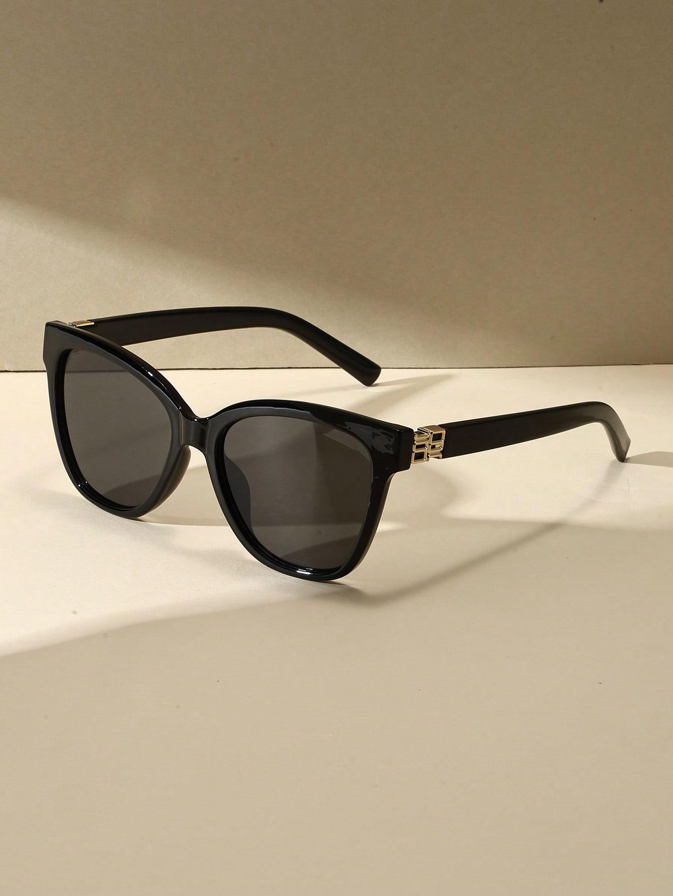 SHEIN CZARNE OKULARY PRZECIWSŁONECZNE
