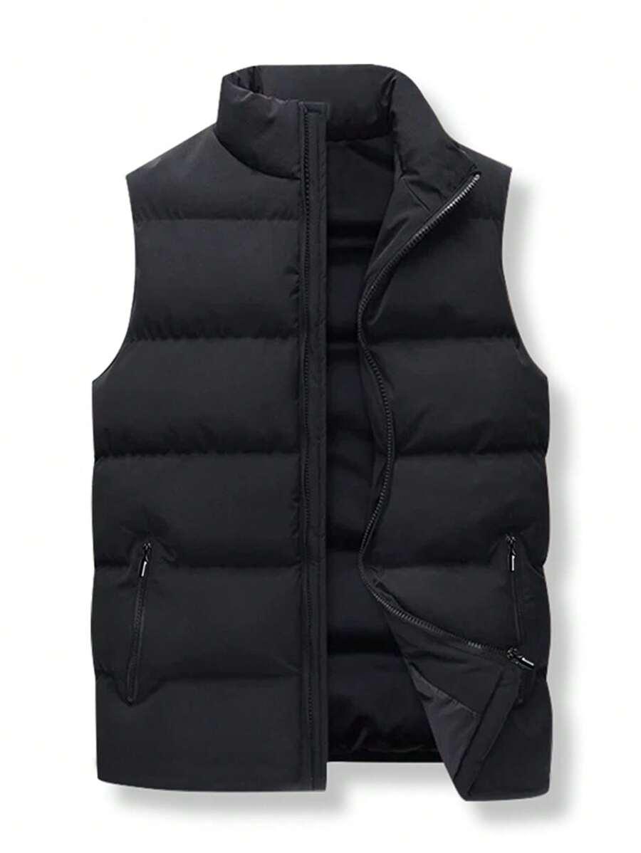 SHEIN CZARNA PIKOWANA KAMIZELKA ZAMEK W01__XXL