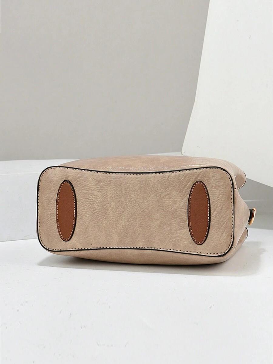 SHEIN BEŻOWA TOREBKA ZAMEK S07__26X11X19