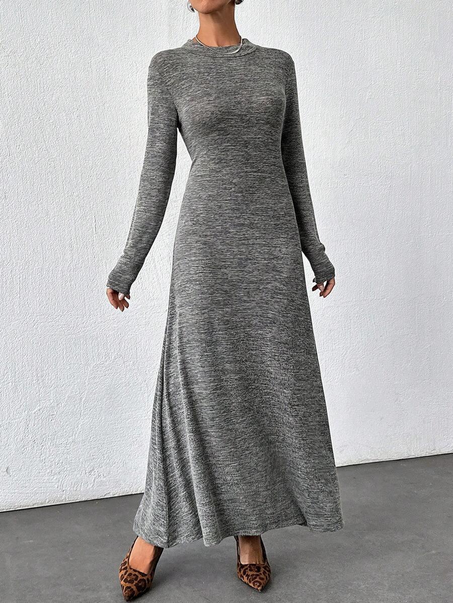SHEIN SZARA MAXI SUKIENKA S06__XS