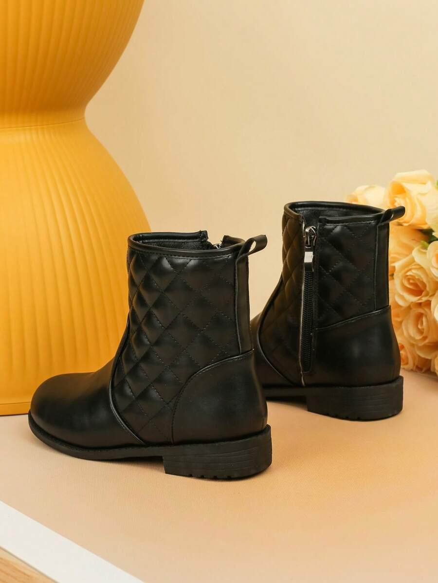 SHEIN CZARNE BOTKI ZAMEK W01__36
