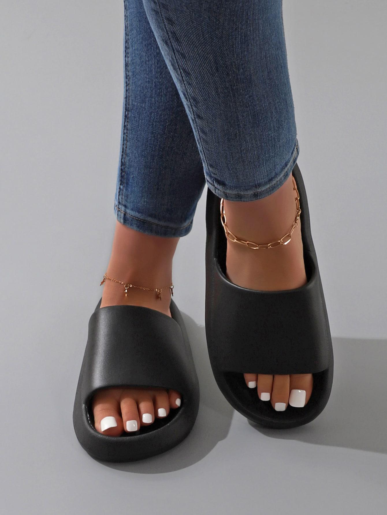 SHEIN CZARNE KLAPKI CASUAL S06__37,5/38