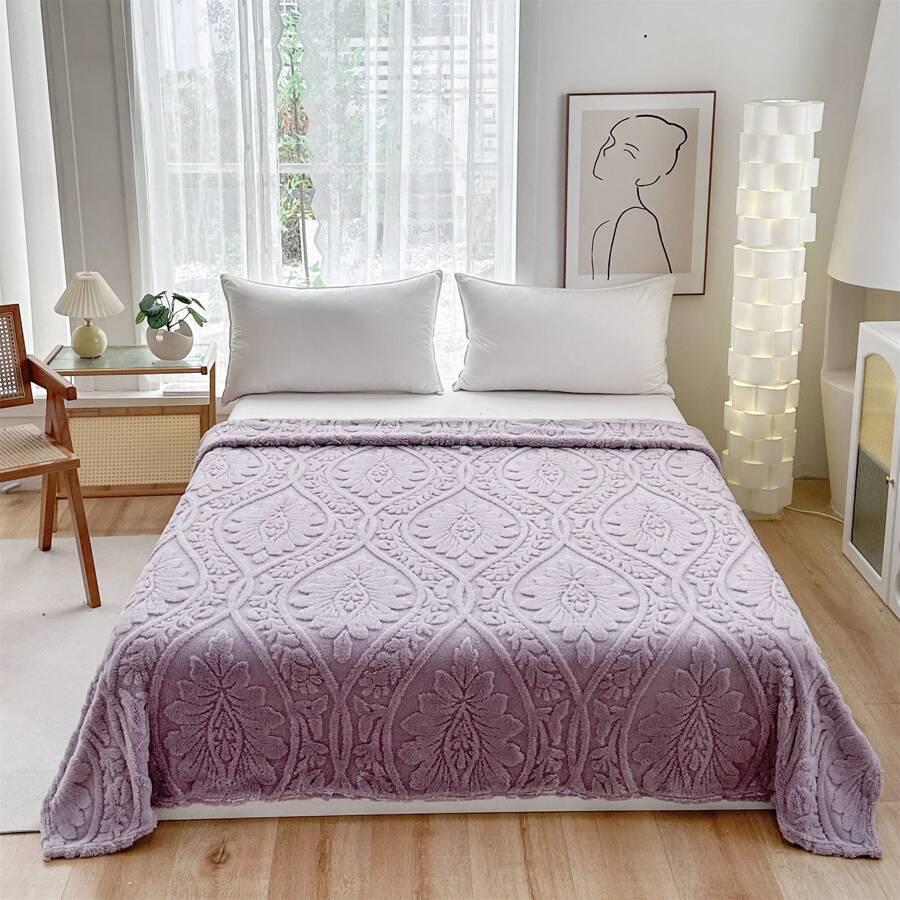 SHEIN FIOLETOWY KOC MIŚ S07__150X200CM