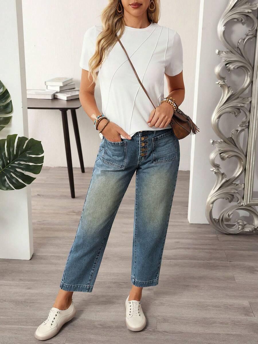 EMERY ROSE NIEBIESKIE SPODNIE JEANS S06__46