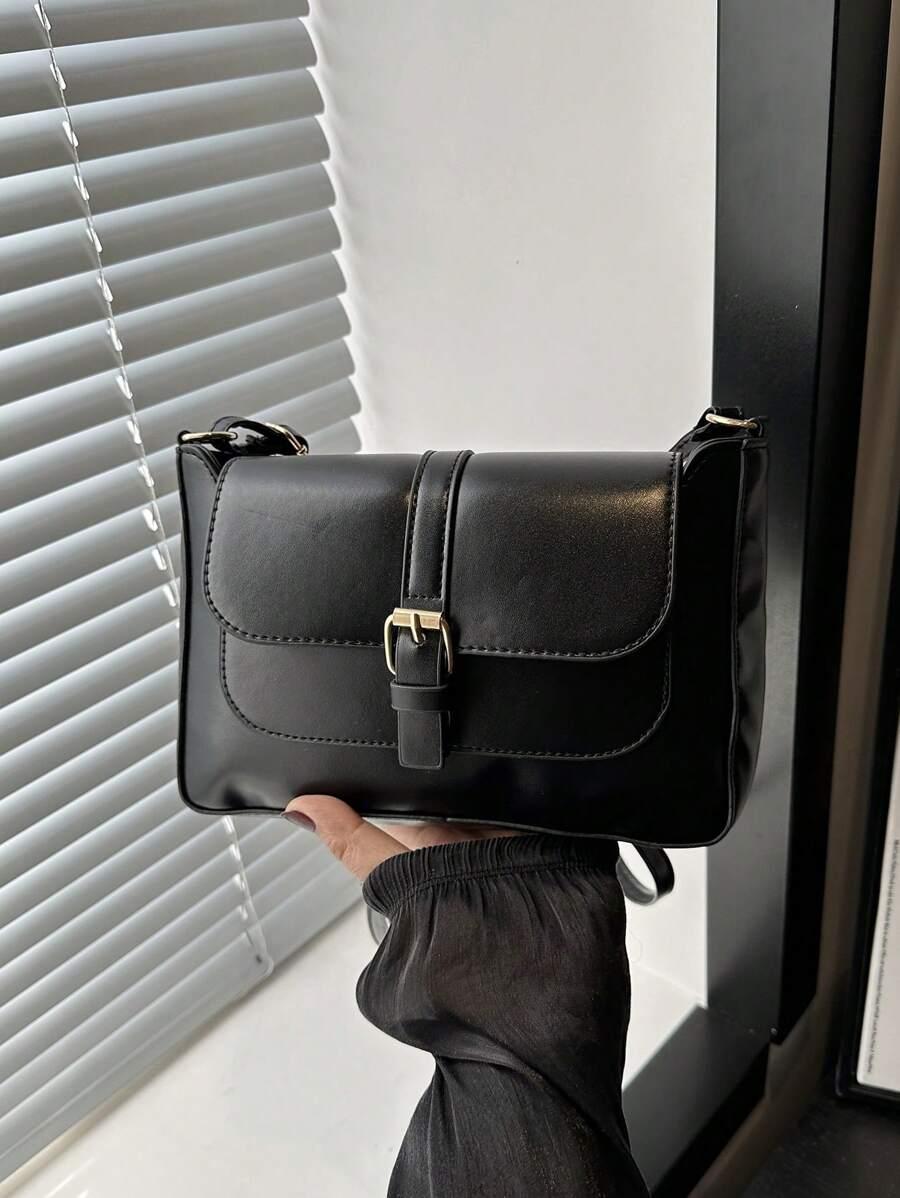 SHEIN CZARNA TOREBKA ZATRZASK S07__23X15