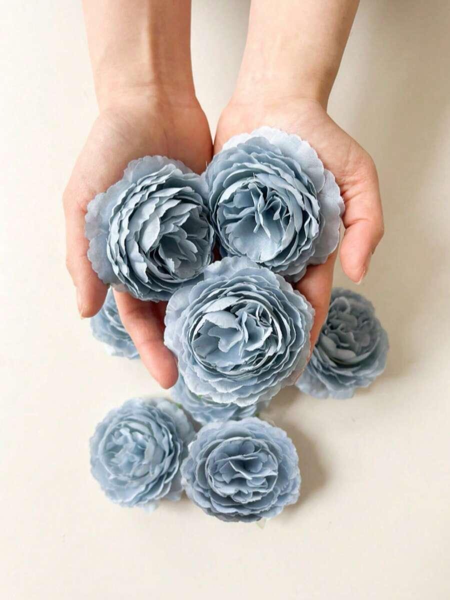 SHEIN NIEBIESKIE SZTUCZNE KWIATY 30-PACK S07__8