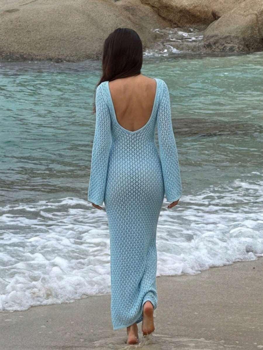 SHEIN PLAŻOWA SUKIENKA MAXI S06__L