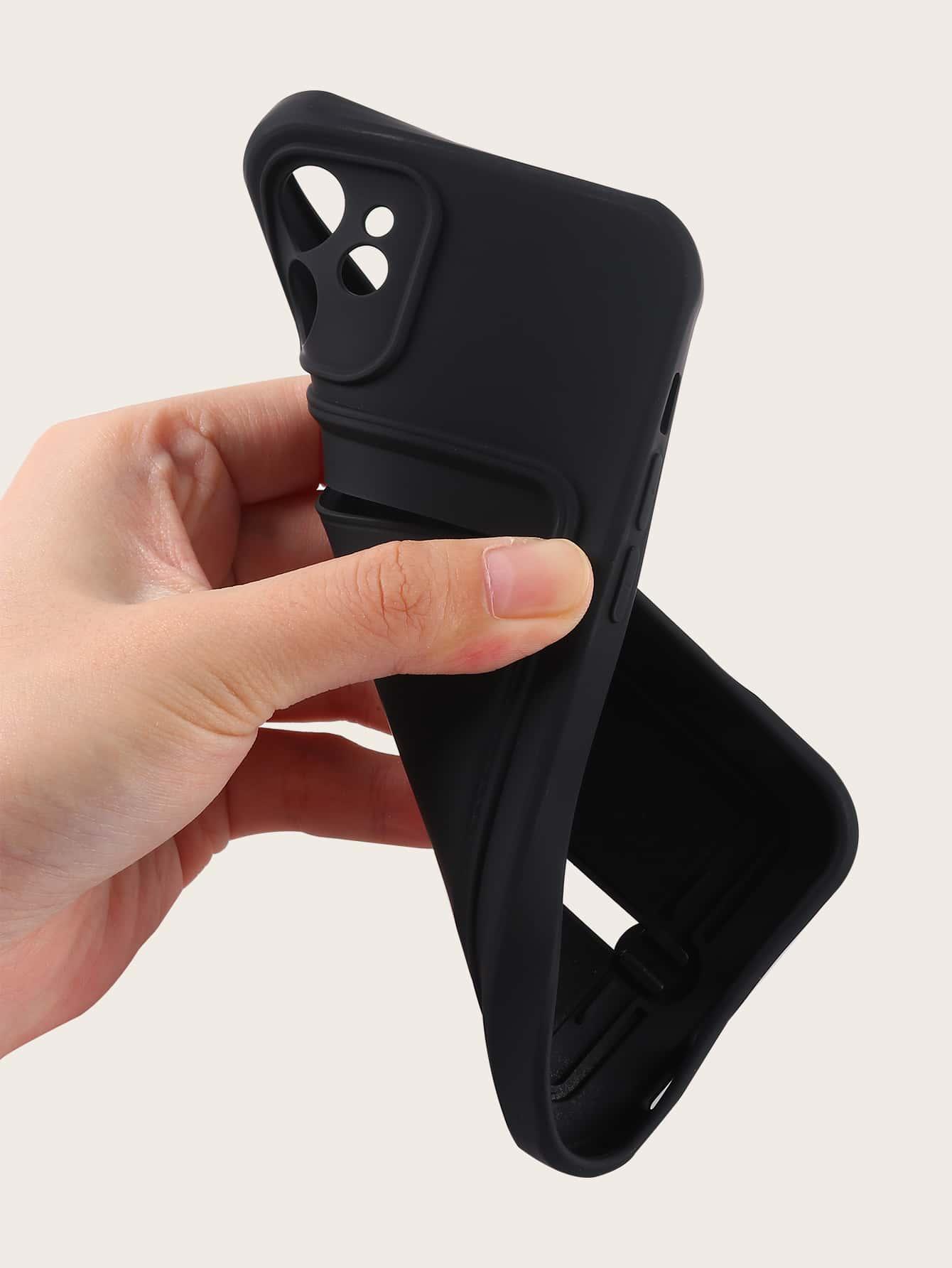 SHEIN CZARNE ETUI NA TELEFON IPHONE 12 S07
