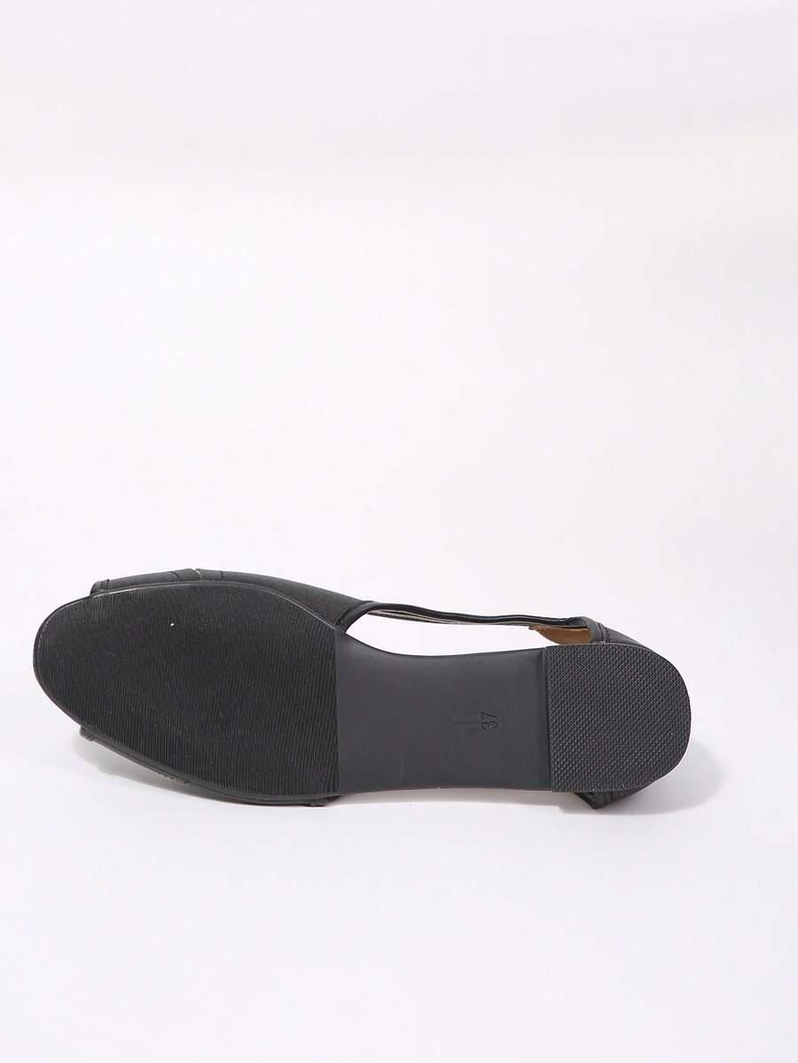 SHEIN WSUWANE CZARNE BALERINY S06__40,5