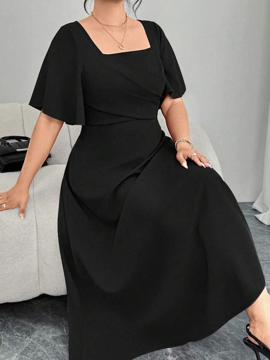 SHEIN CZARNA MAXI SUKIENKA S06__XXL