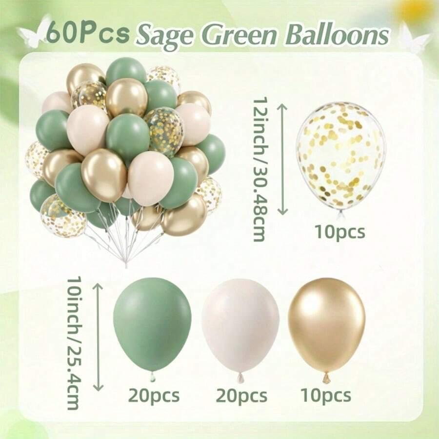 SHEIN KOMPLET BALONÓW 60SZT S07