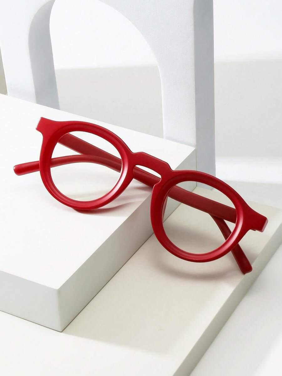 SHEIN CZERWONE OKULARY ZERÓWKI S07