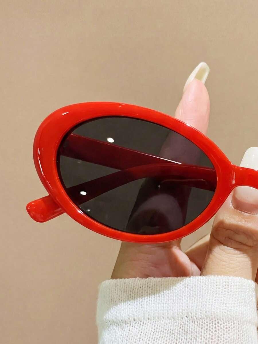 SHEIN CZERWONE OKULARY PRZECIWSŁONECZNE S07