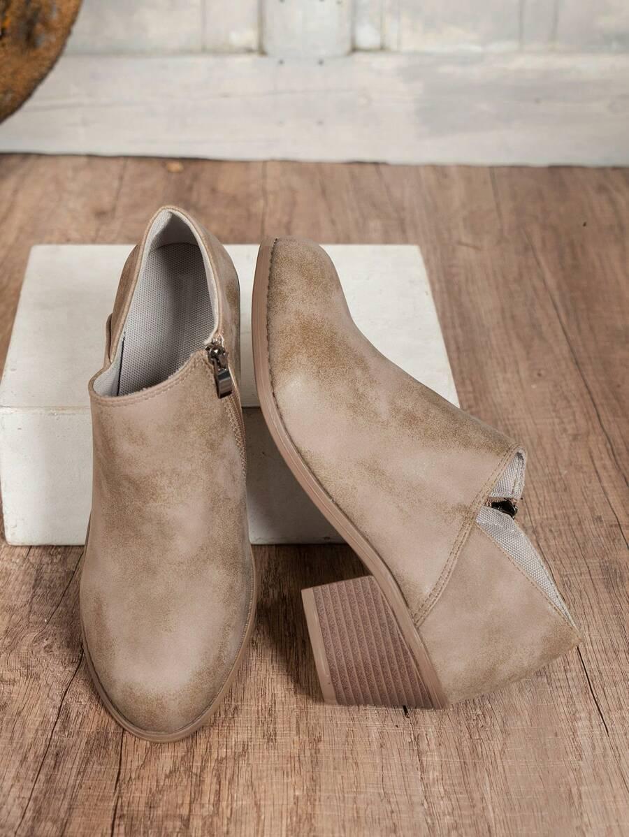 SHEIN BRĄZOWE BOTKI OBCAS W01__38