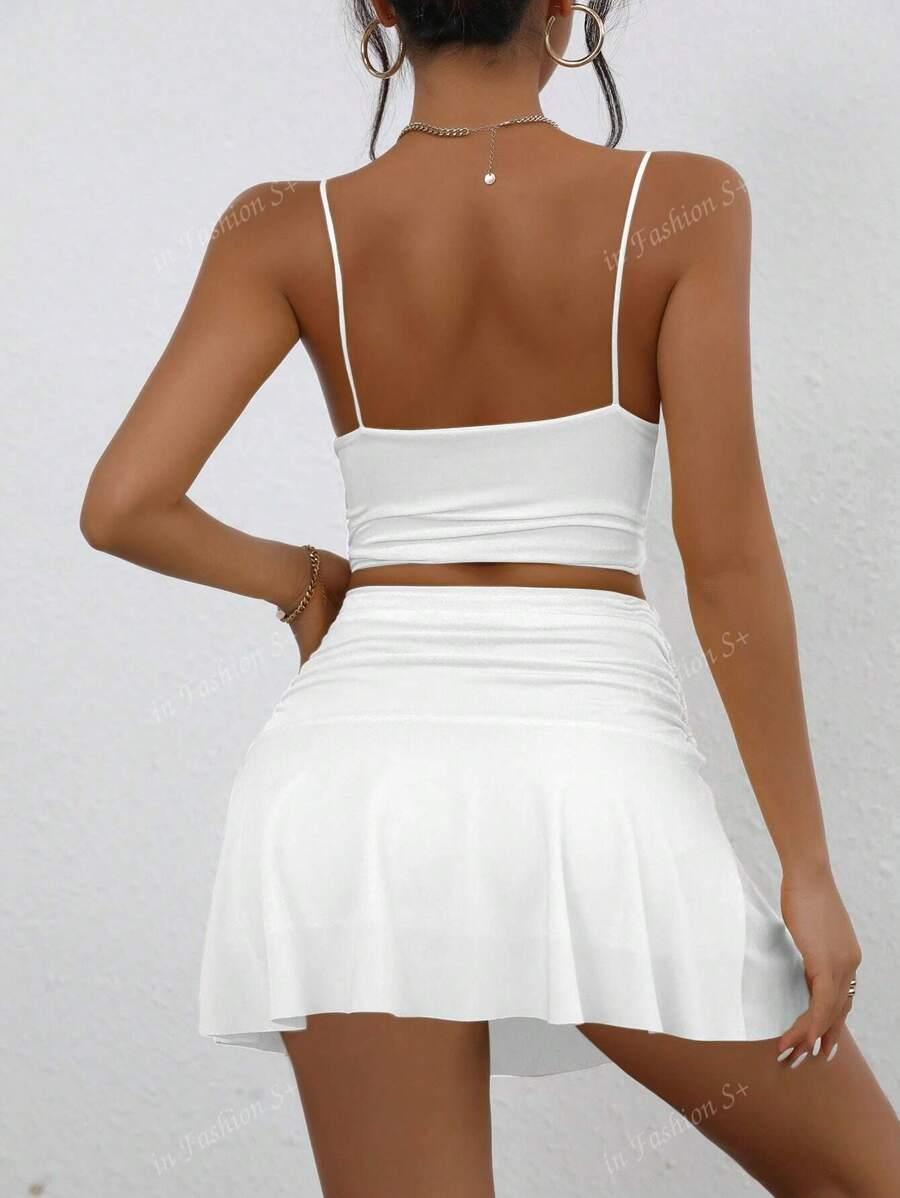 SHEIN SPÓDNICA TOP KOMPLET S06__M
