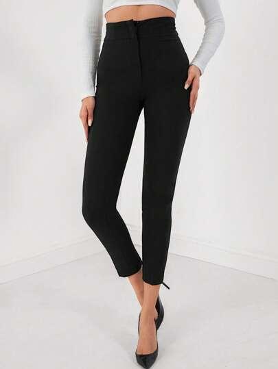 SHEIN CZARNE ELEGANCKIE SPODNIE