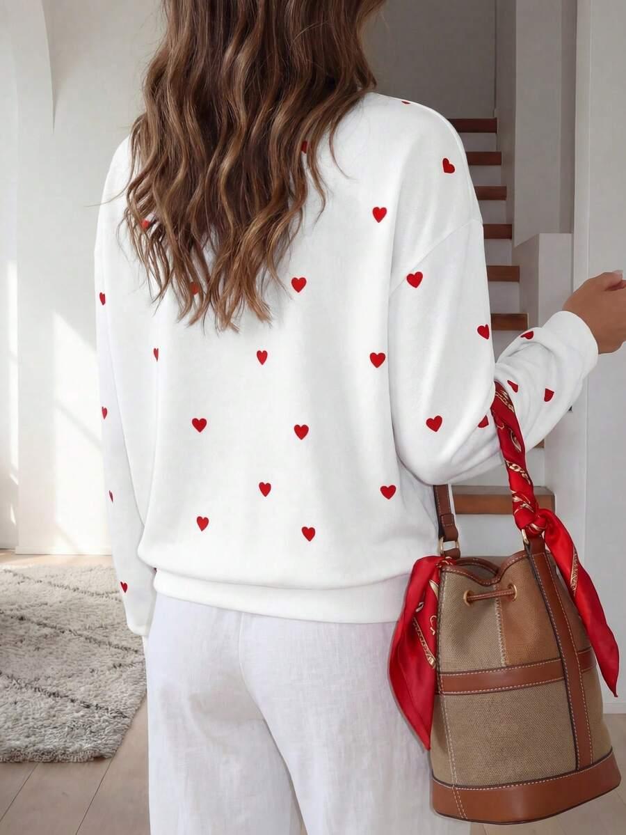 SHEIN BIAŁA BLUZA WZÓR S06__L
