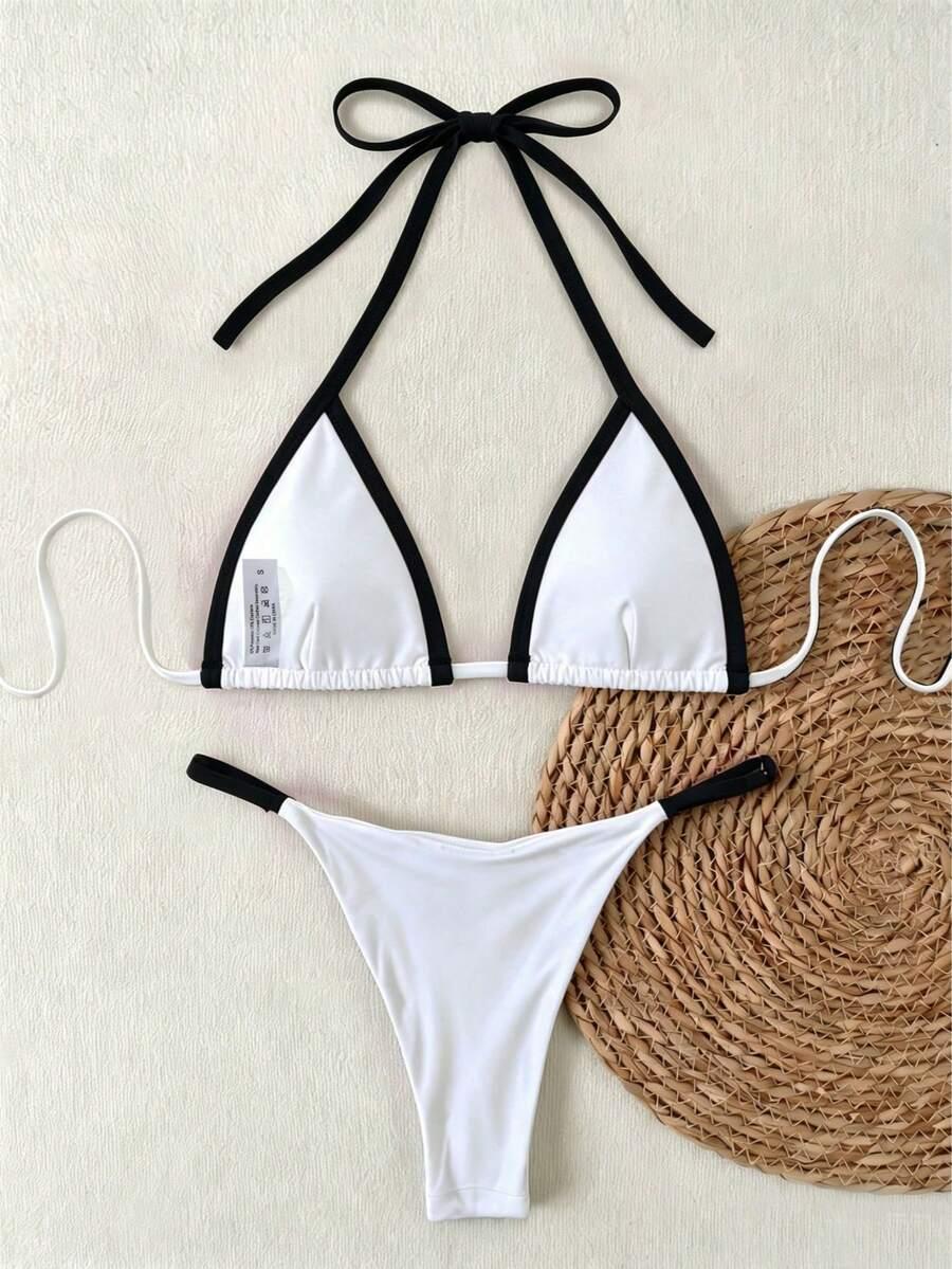 SHEIN DWUCZĘŚCIOWY STRÓJ KĄPIELOWY S09__M