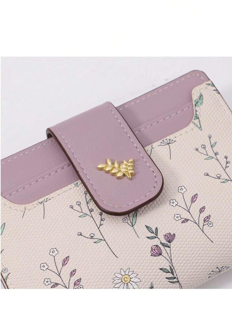 SHEIN PORTFEL WZÓR KWIATY S07__9X13CM