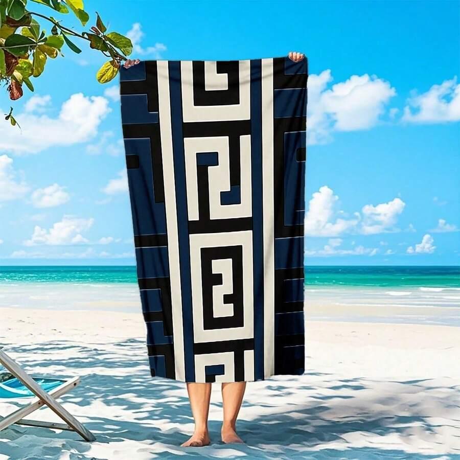 SHEIN RĘCZNIK PLAŻOWY PRINT S07__90X180CM
